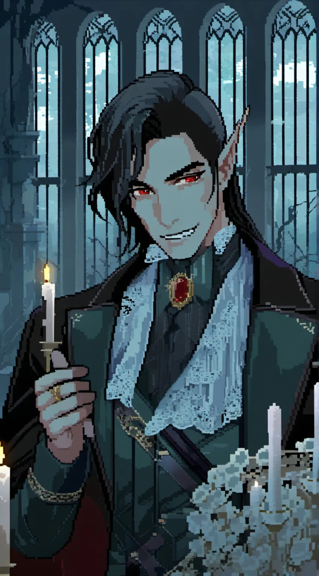 ai character: lord Lazarus  background