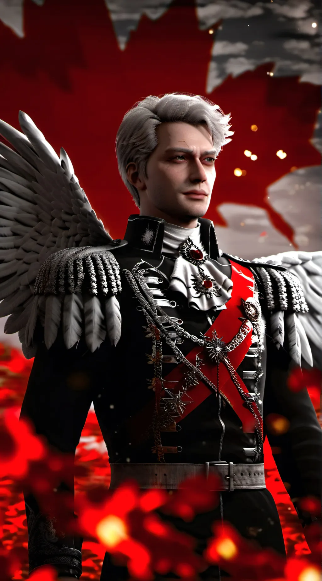 ai character: (prussia officer) background