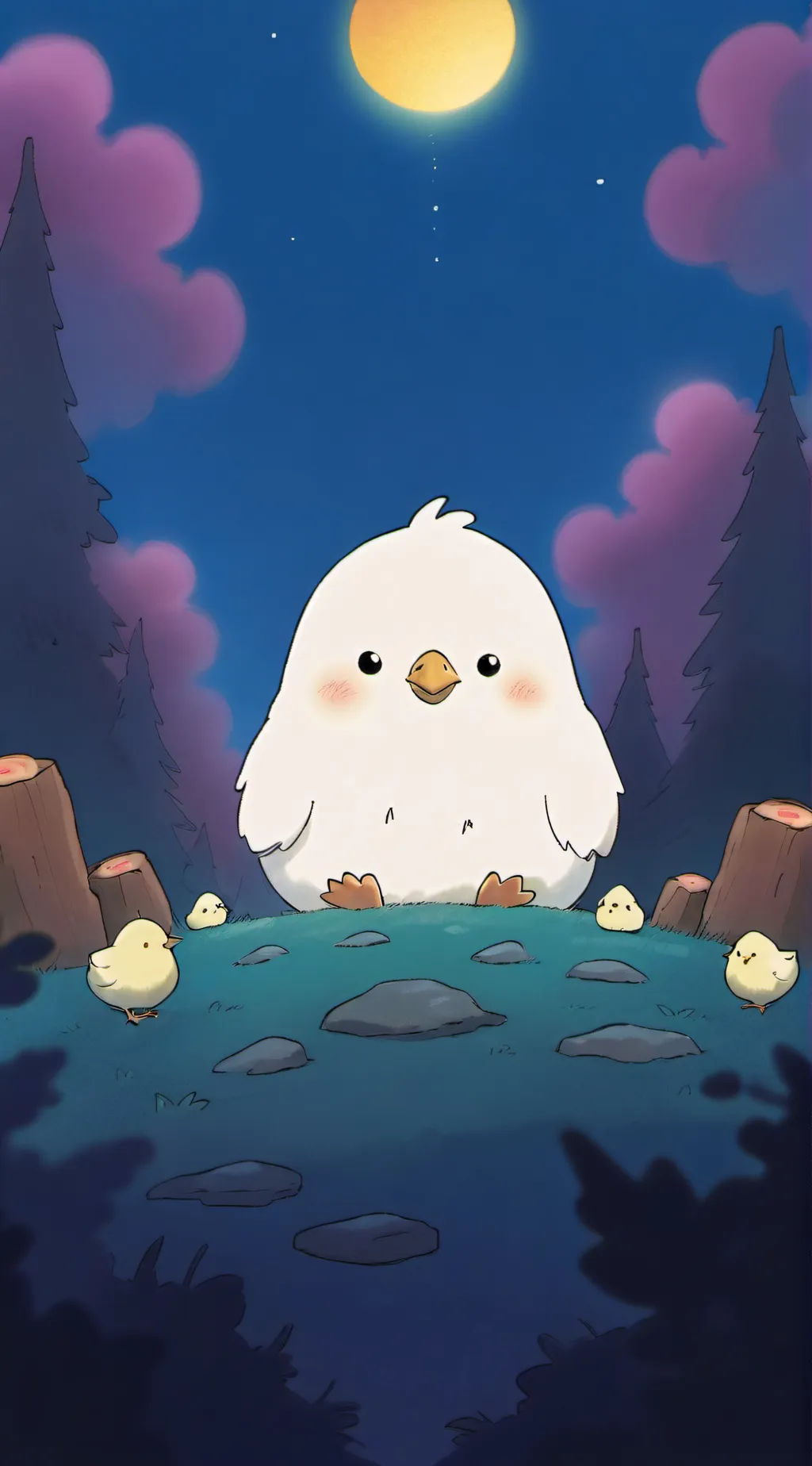 ai character: Chicken nugget background