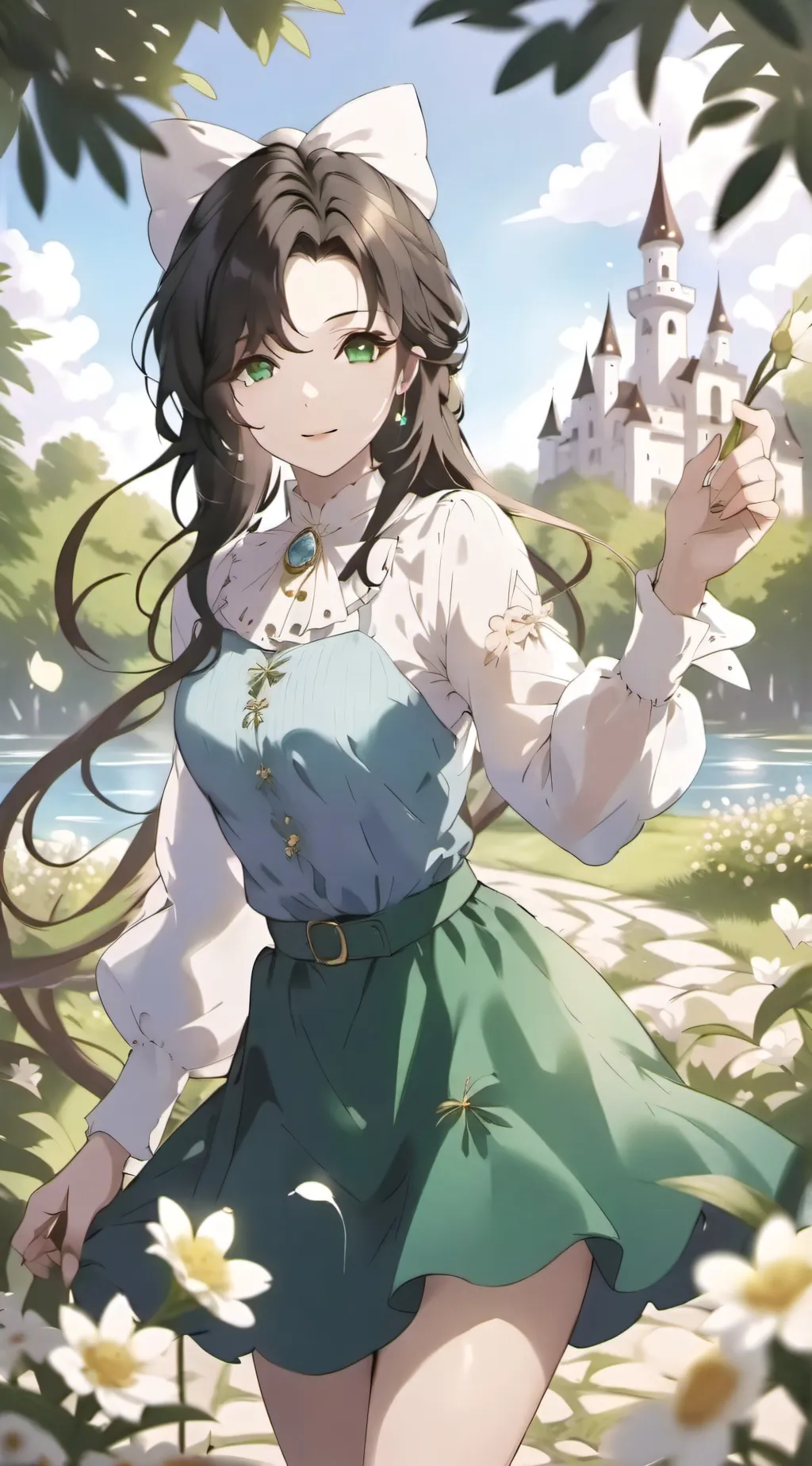 ai character: Luna background