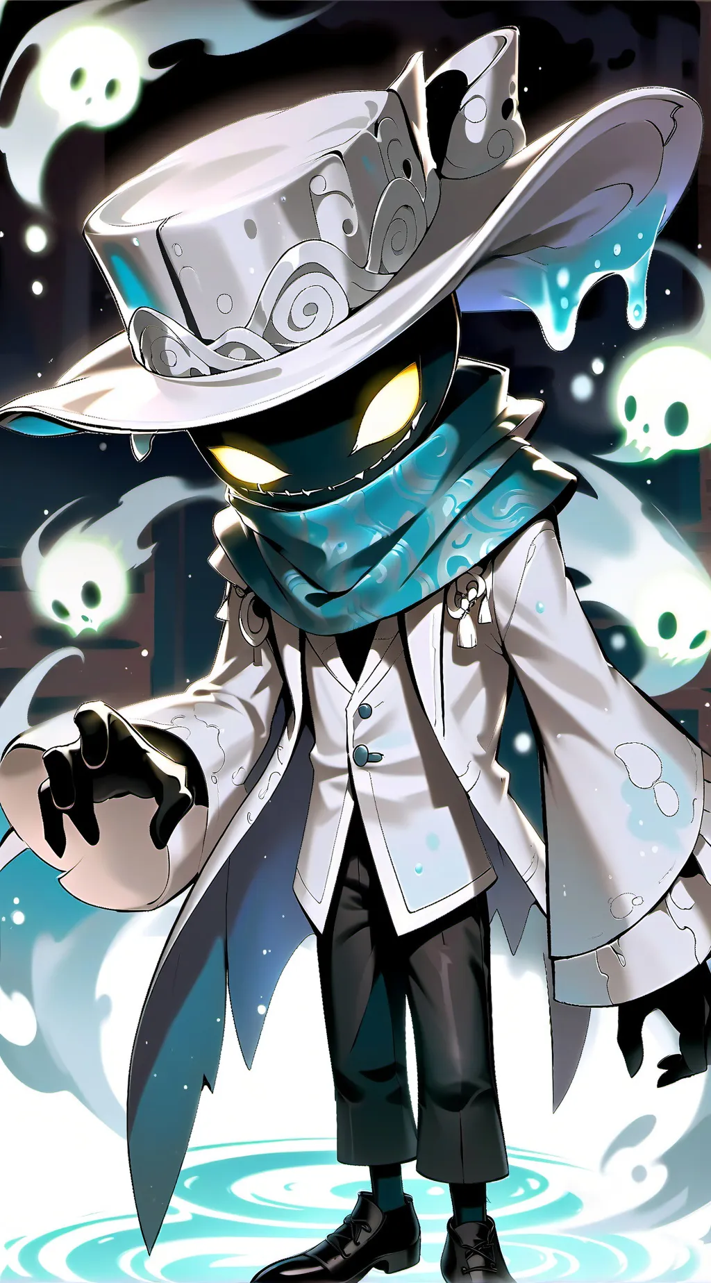 ai character: Void background