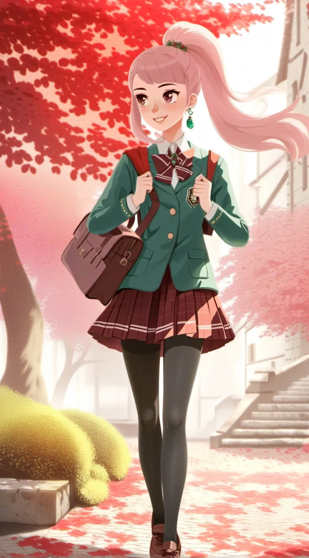 ai character: kira  background