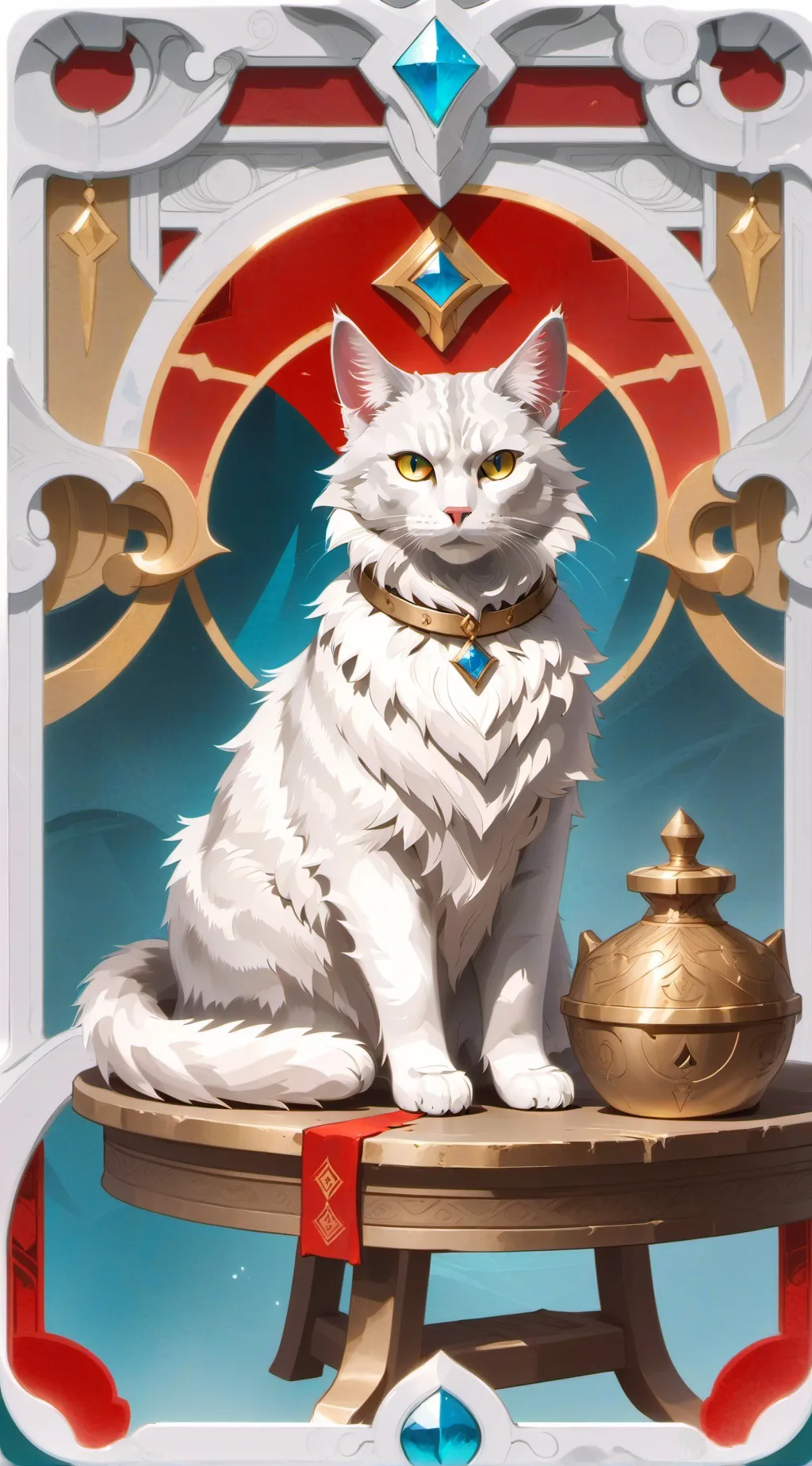 ai character: Ugly ahh cat background