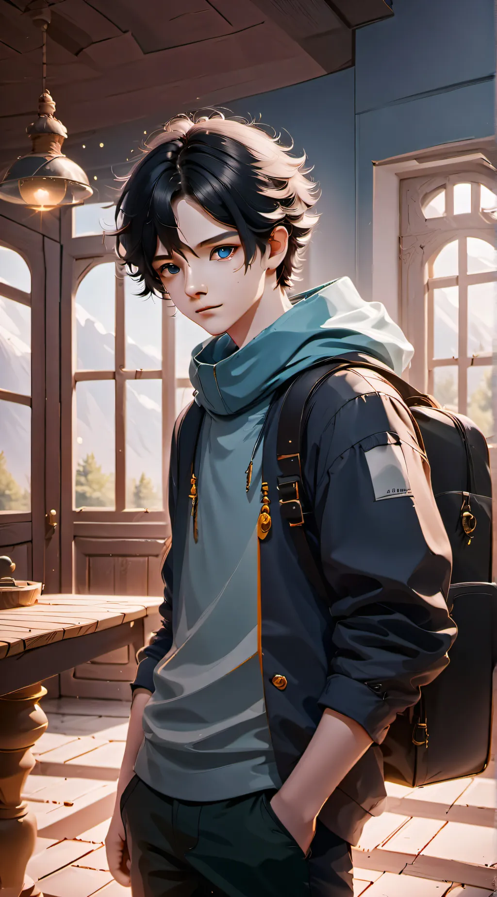 ai character: Adam background