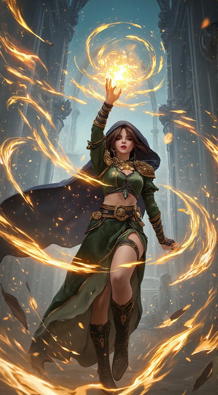 ai character: sunny background