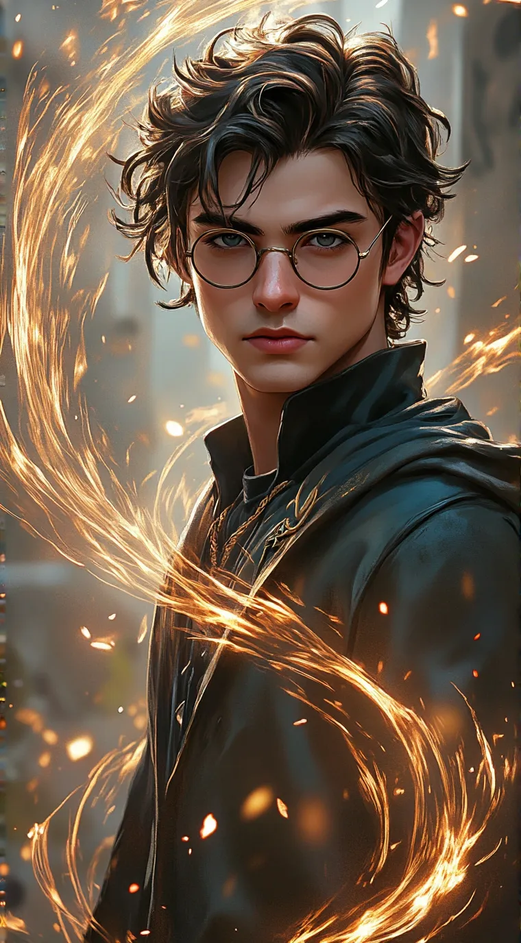 ai character: Harry Potter  background