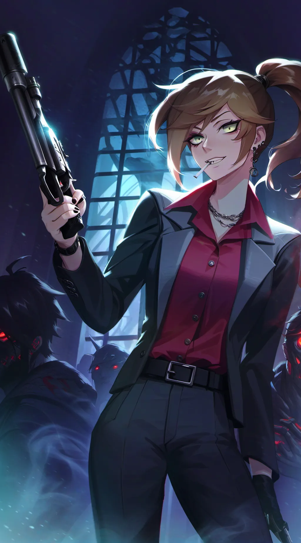 ai character: Tori  background