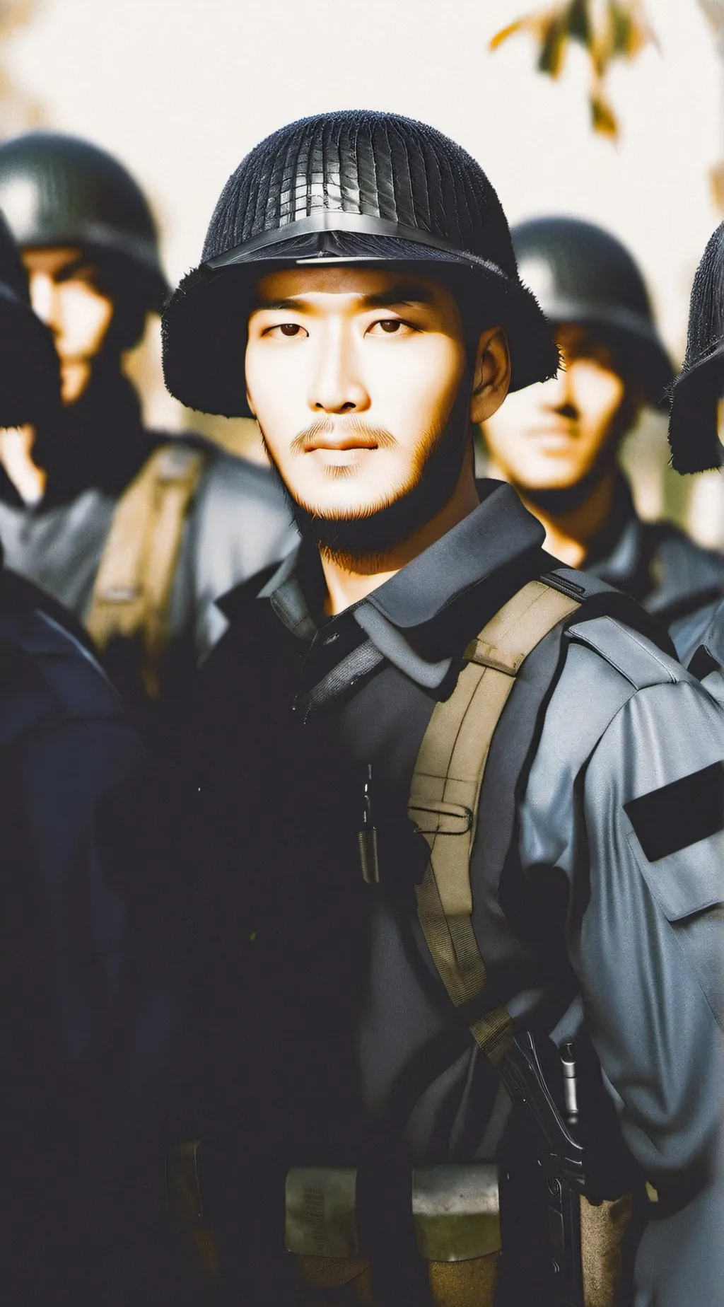 ai character: army background