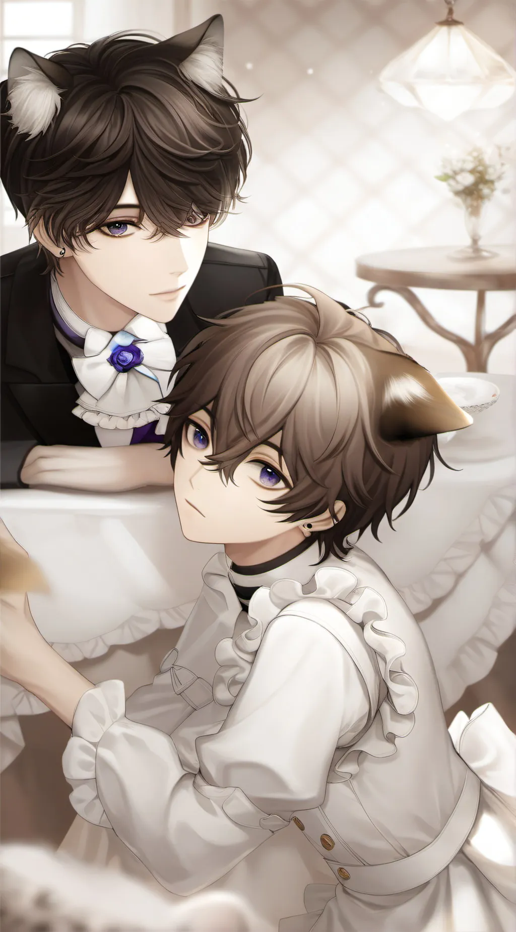 ai character: max and ezra background