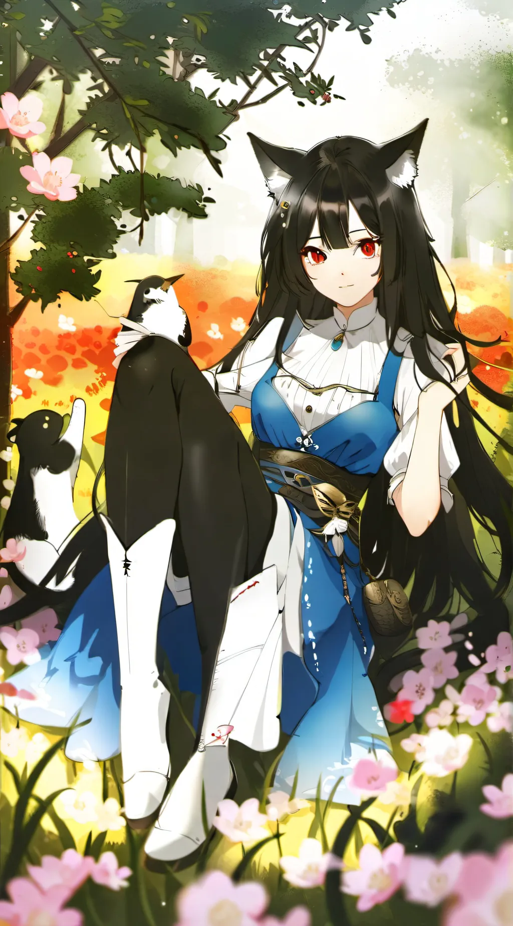 ai character: me in irl background