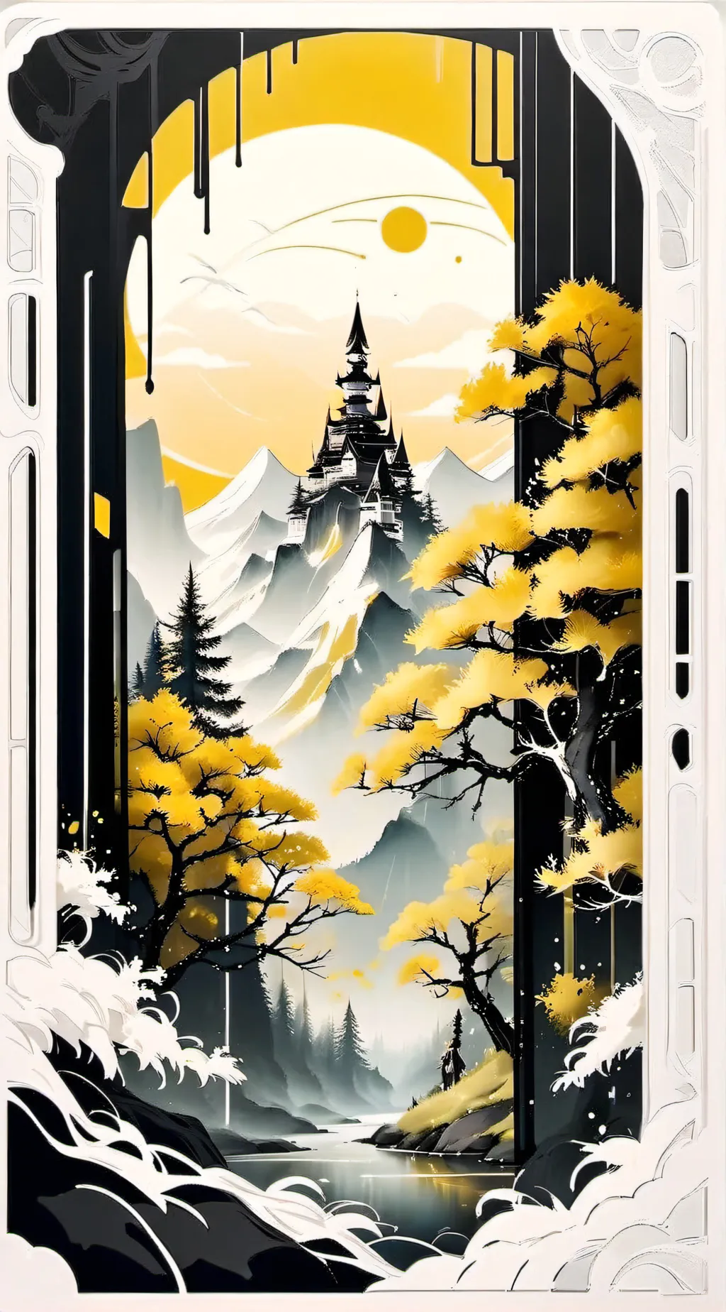 ai character: Uzi in robot heat background