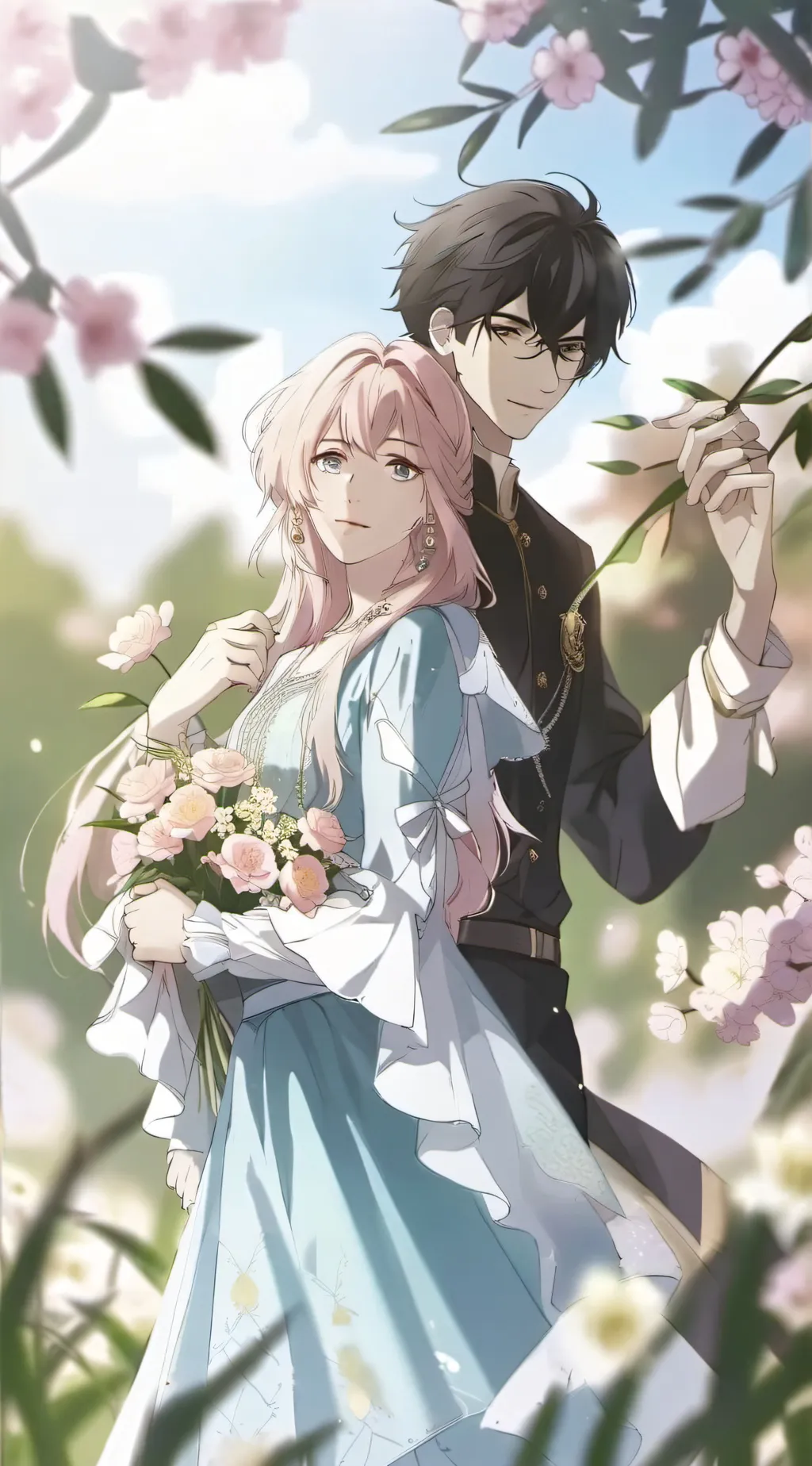 ai character: You and Emily  background