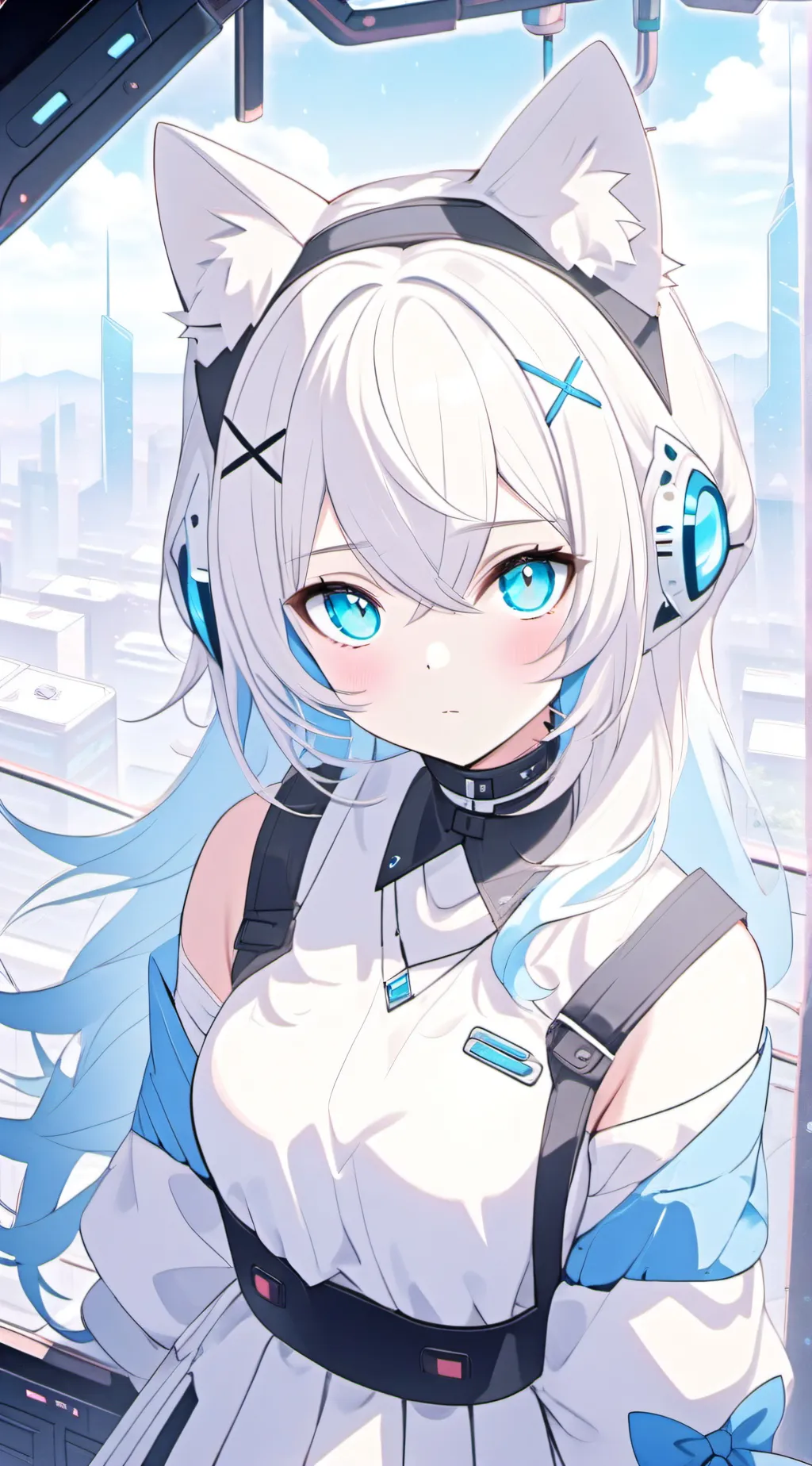 ai character: Aurora 🤍 background