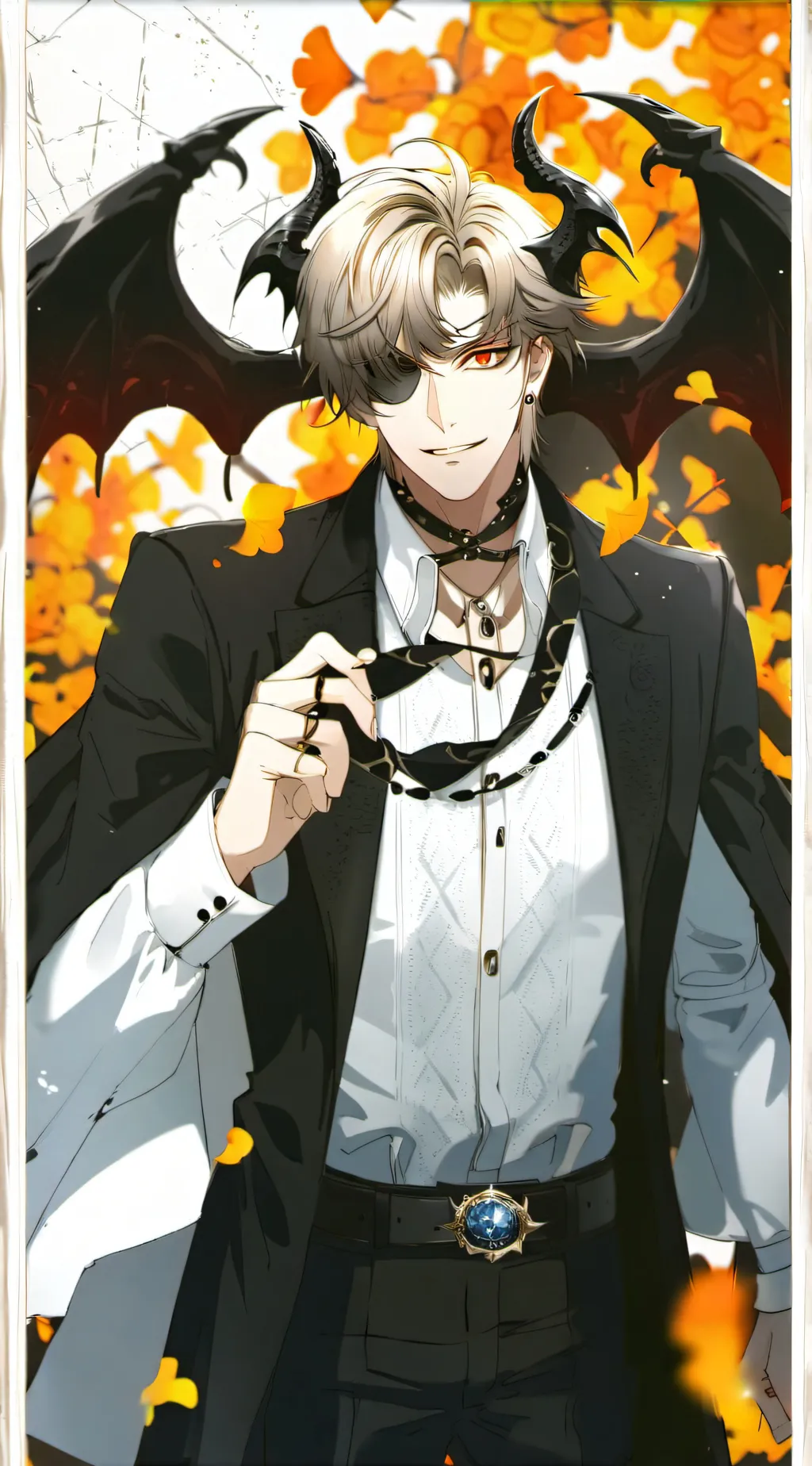 ai character: demon king background