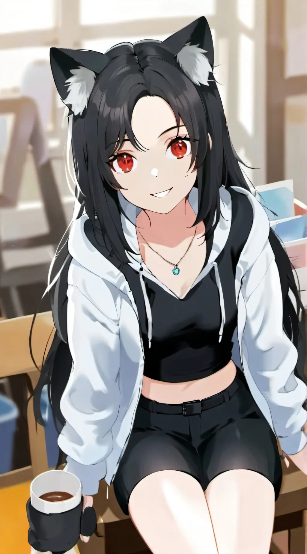 ai character: Sasaki background