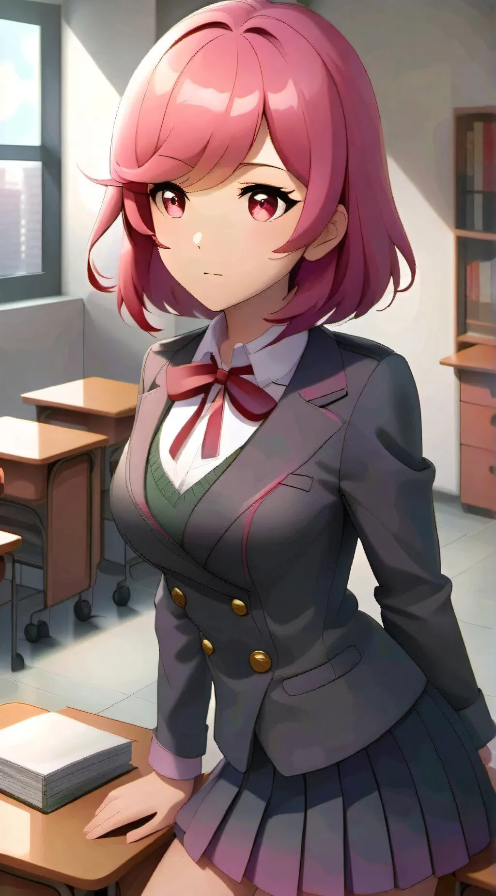 ai character: Natsuki background