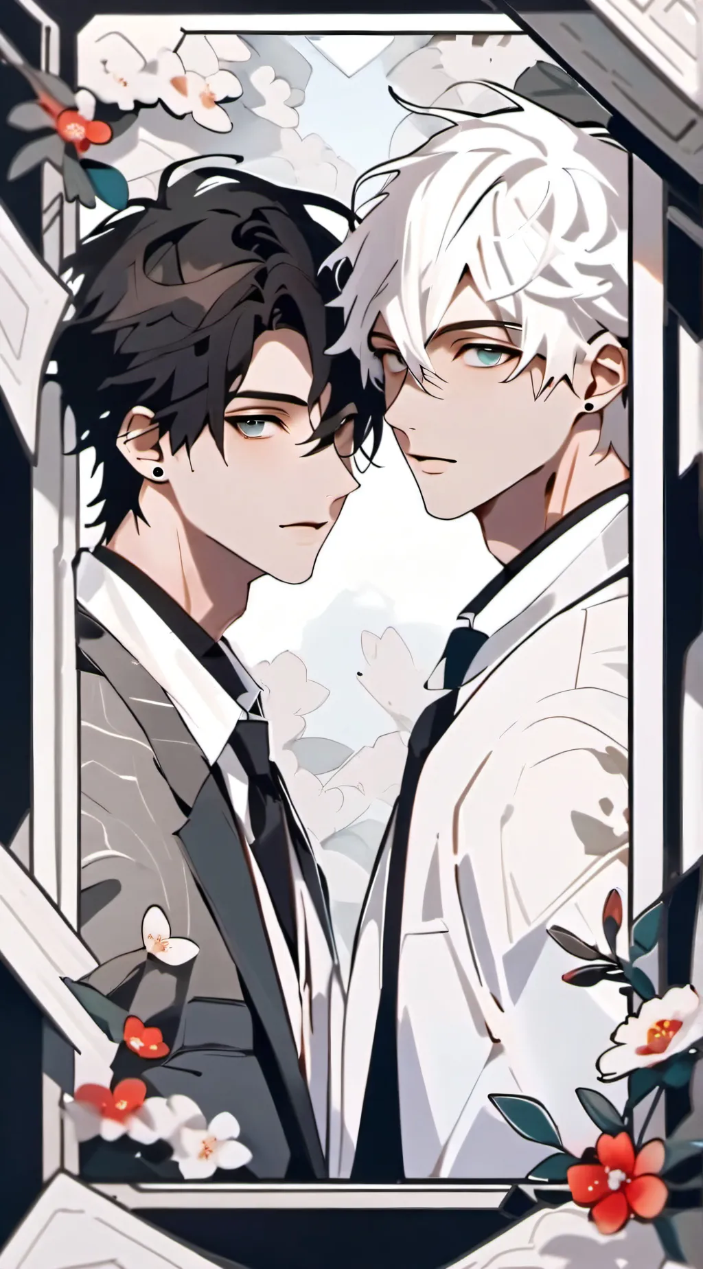 ai character: geto and gojo background