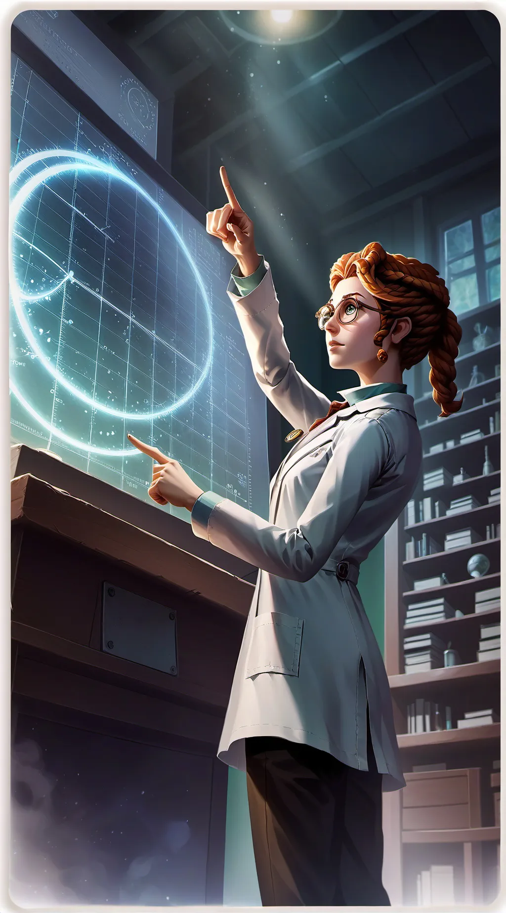 ai character: Elara background