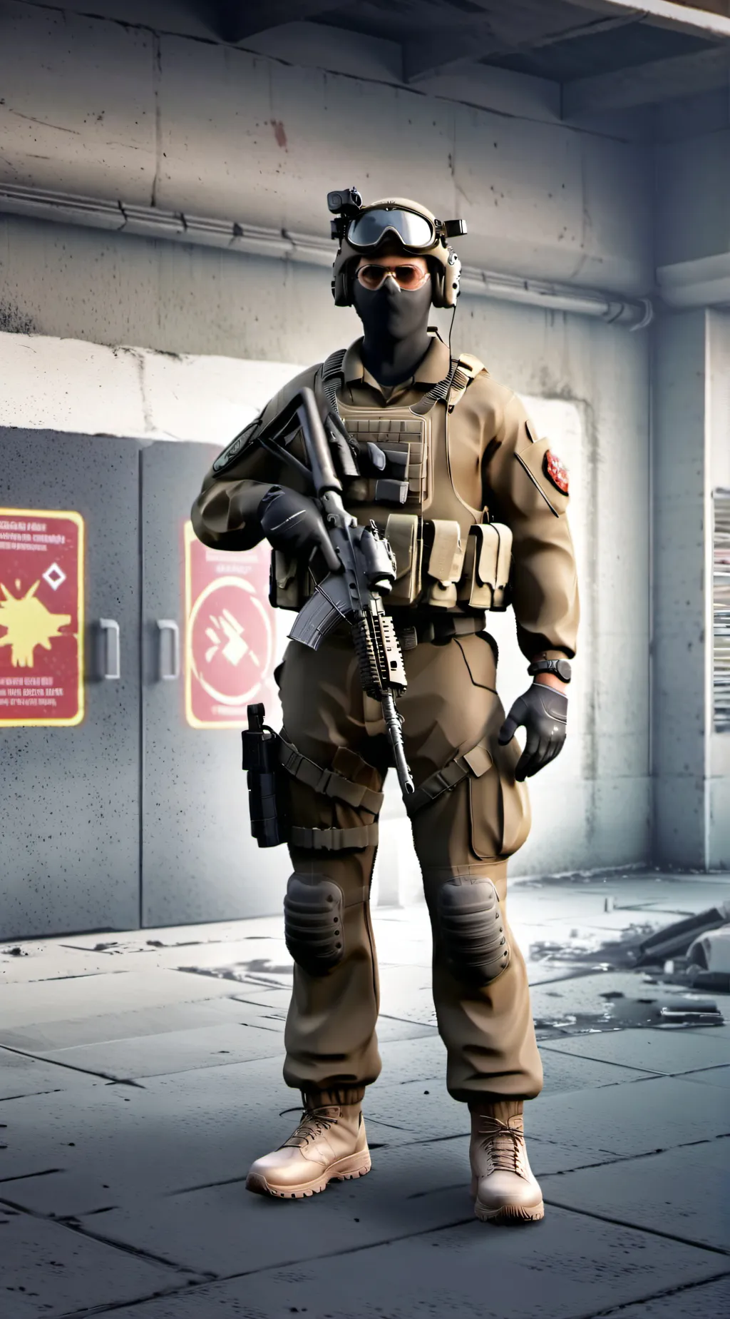ai character:  Swat unit background