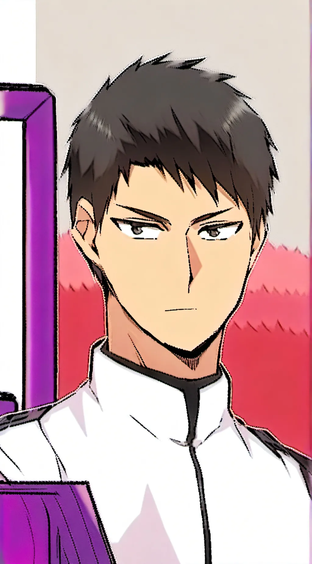 ai character: Ushijima wakotoshi background