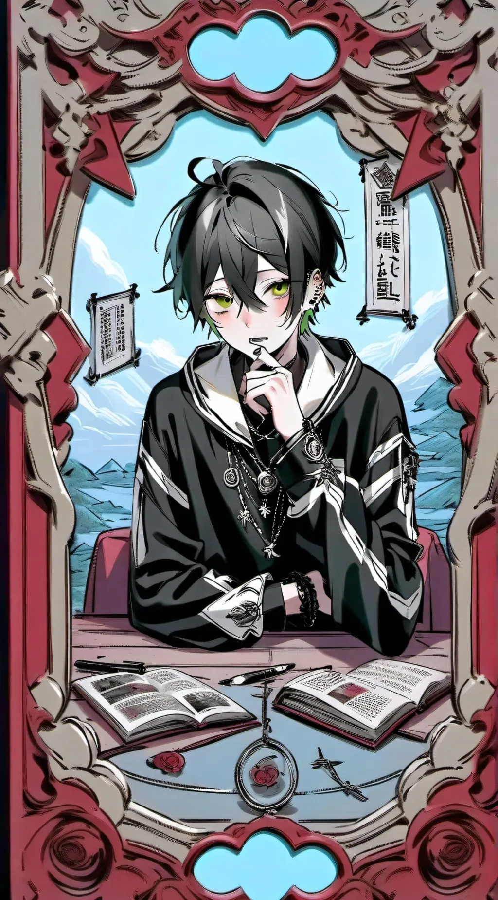 ai character: Eiji background