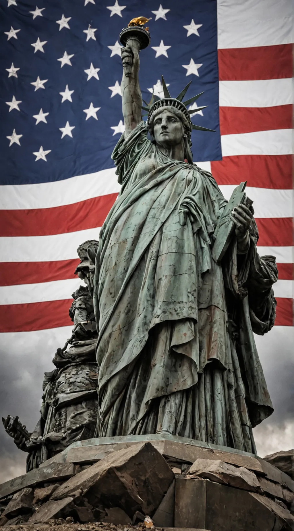 ai character: Amerika eng.Lernen background