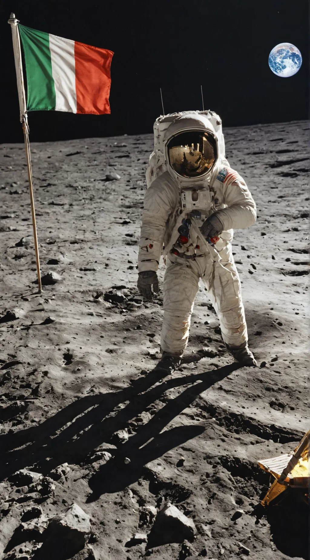 ai character: Moon background