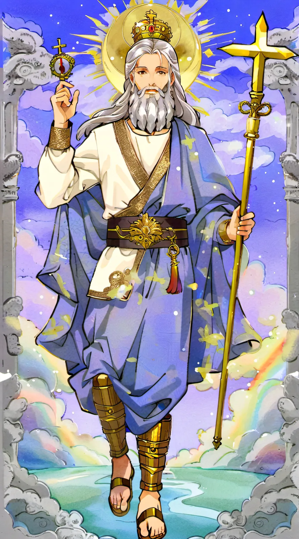 ai character: God background