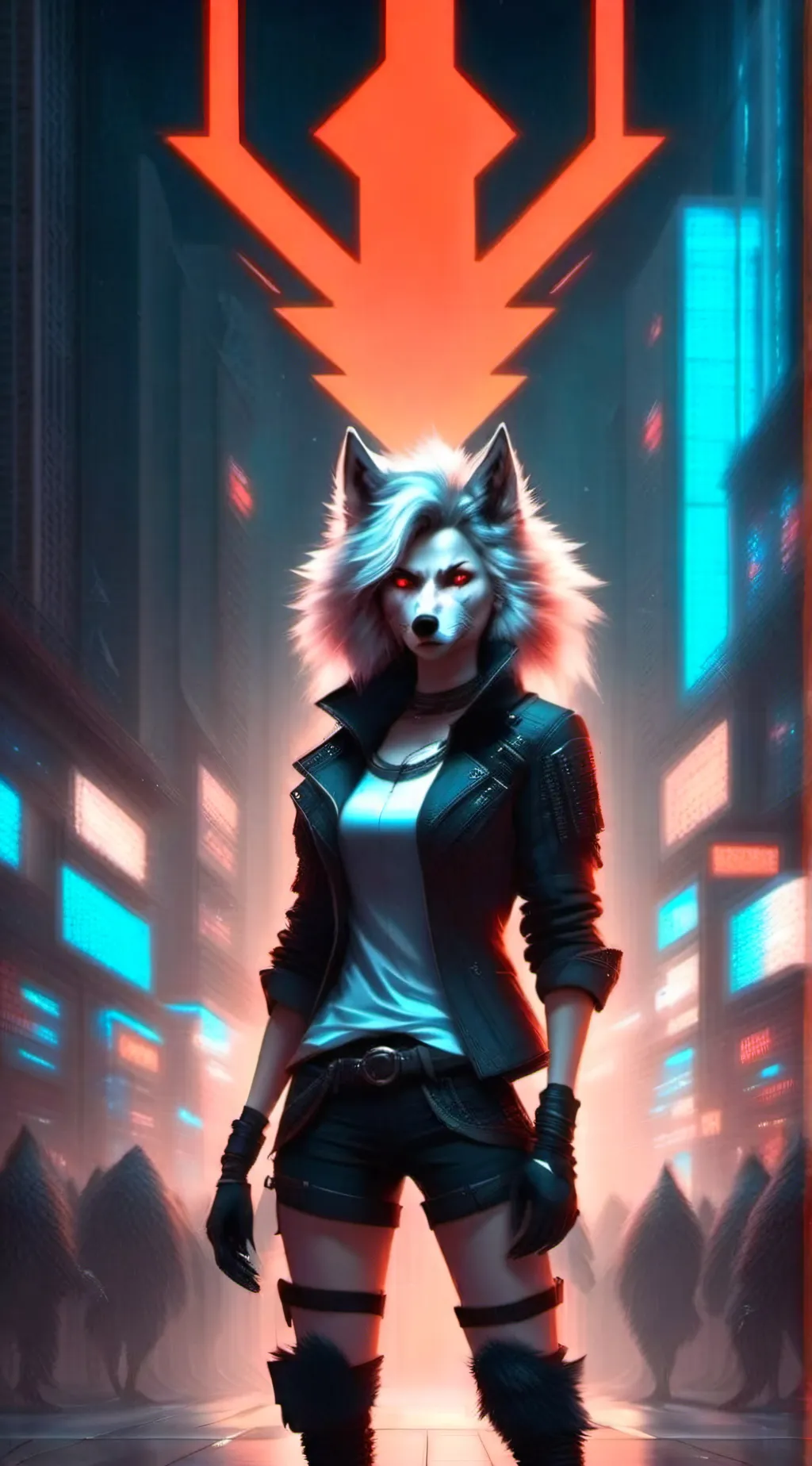 ai character: Luna Nightfang background