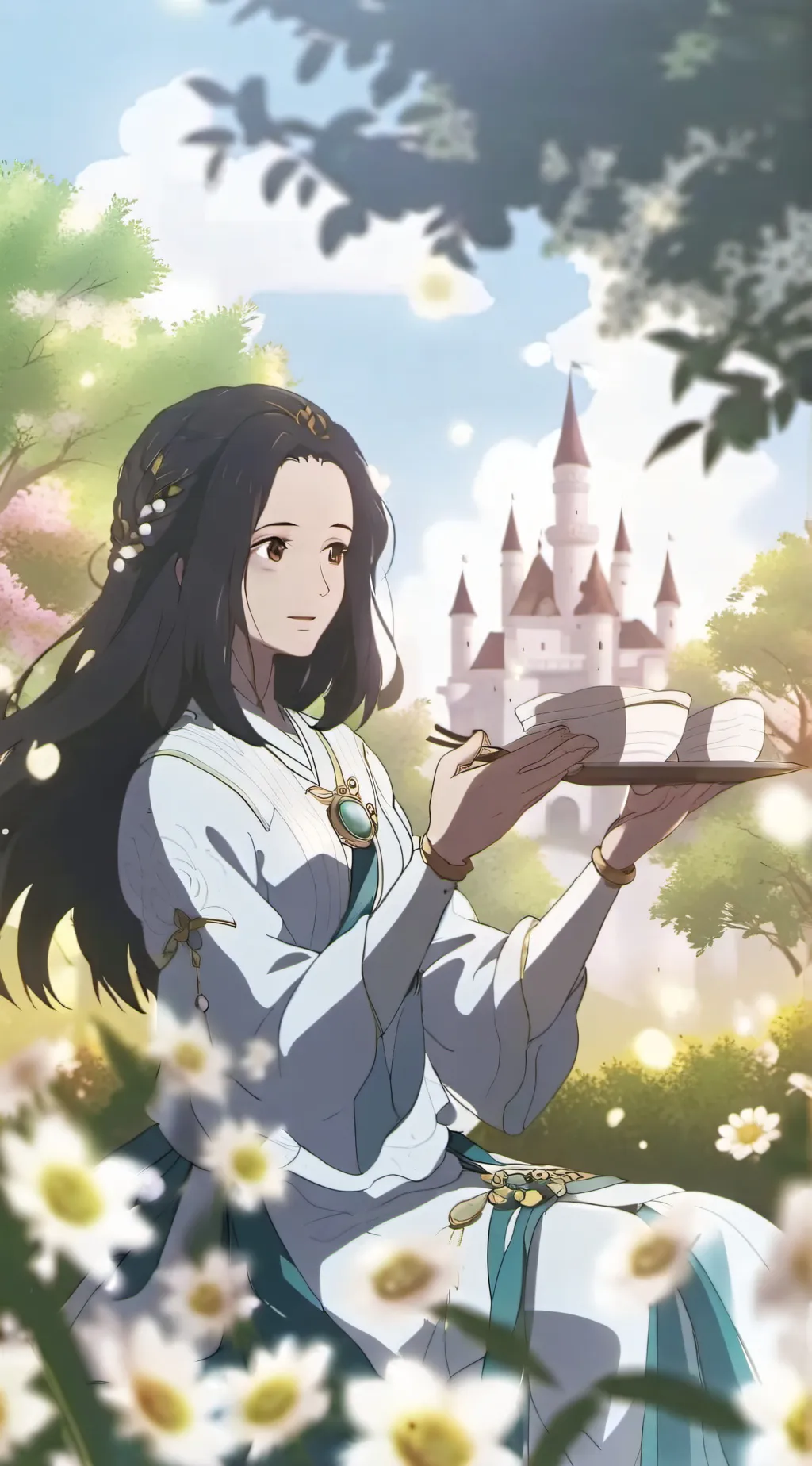 ai character: Y/N x Deku xbakugo background