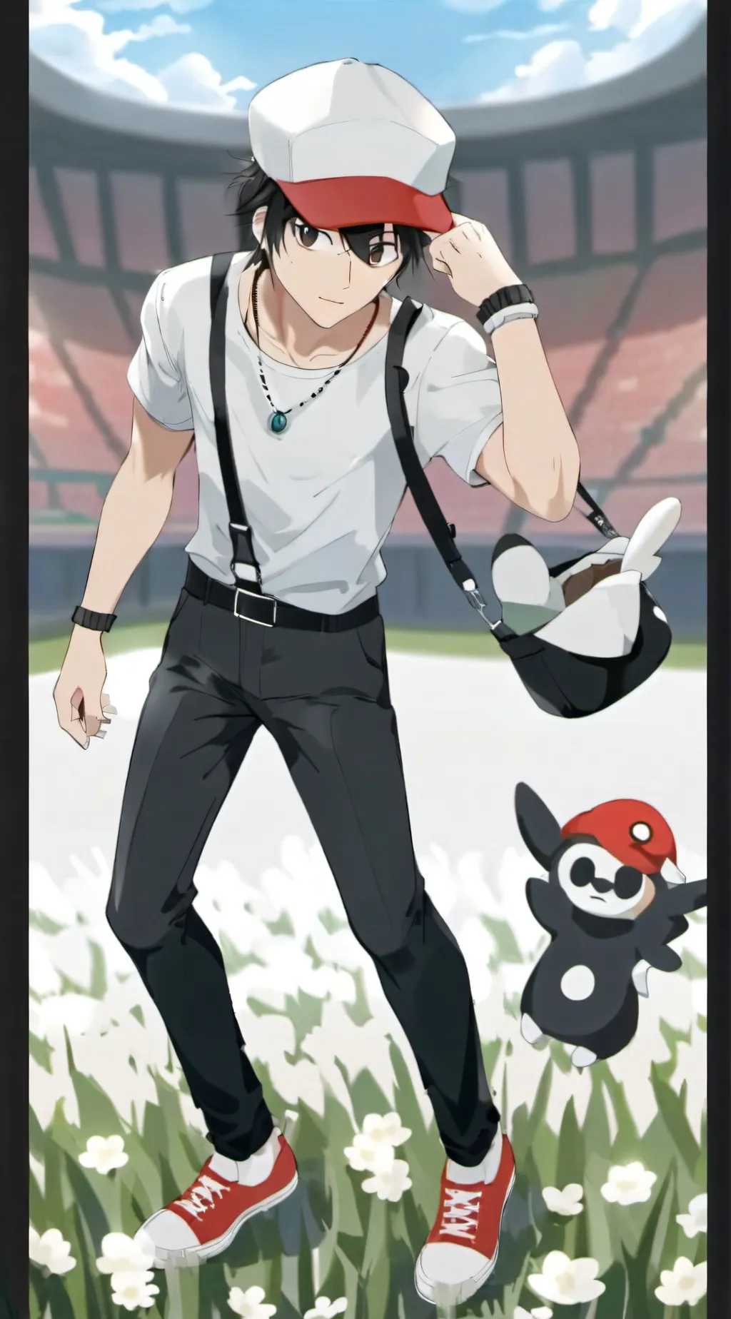 ai character: Ash background