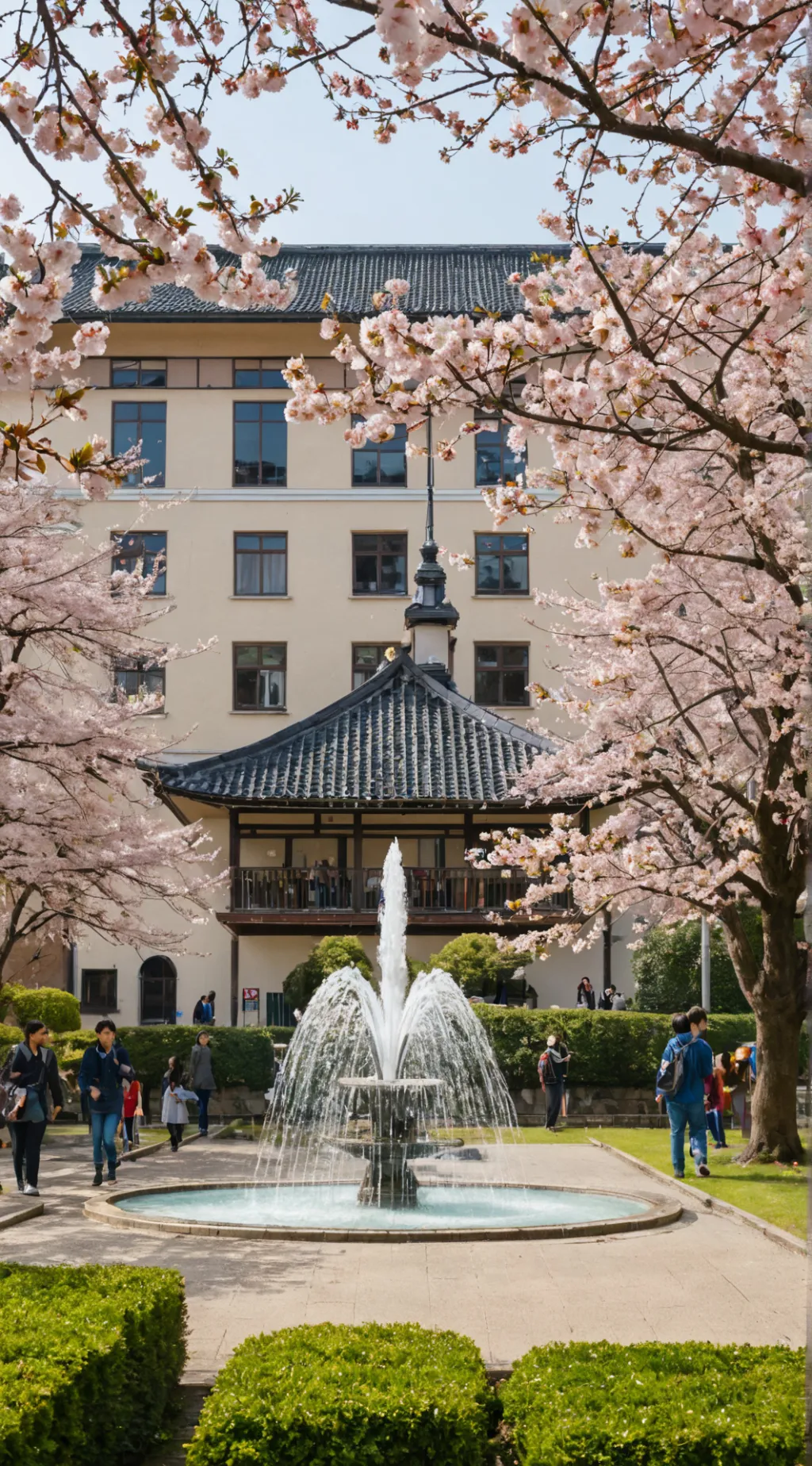 ai character: Magic academy background