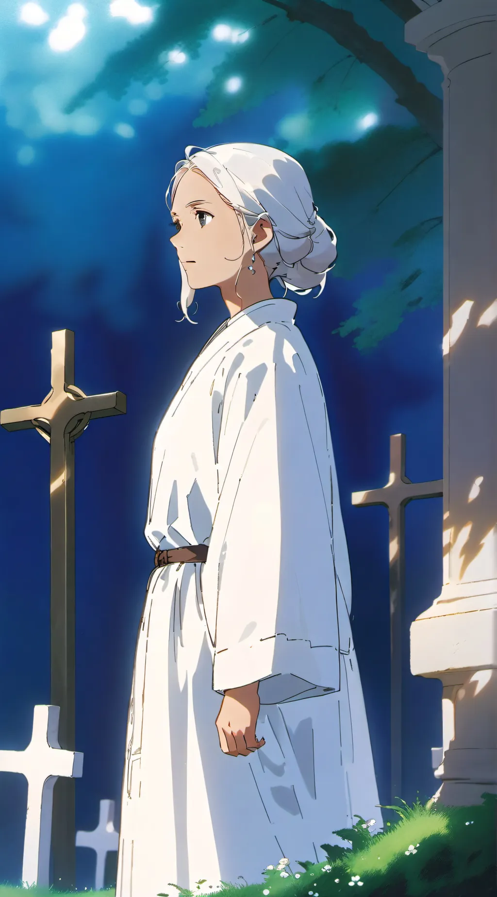 ai character: Frostiva background