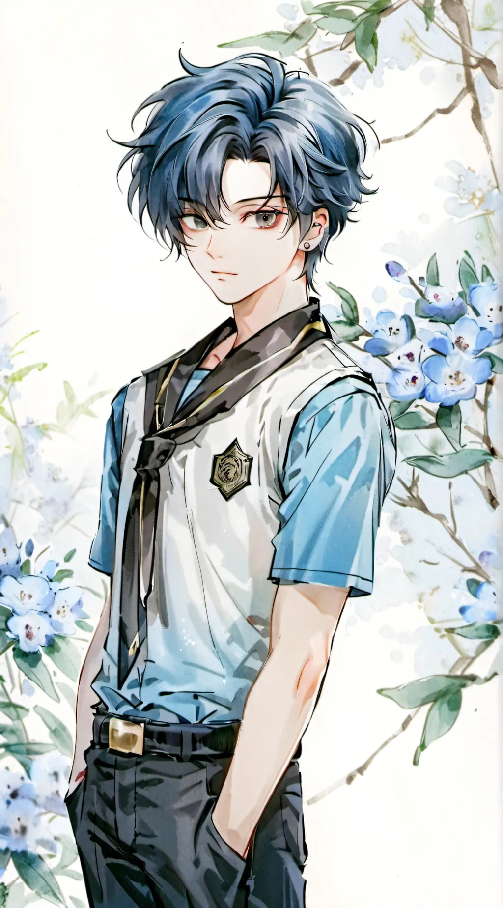 ai character: 💙zuko🖤 background