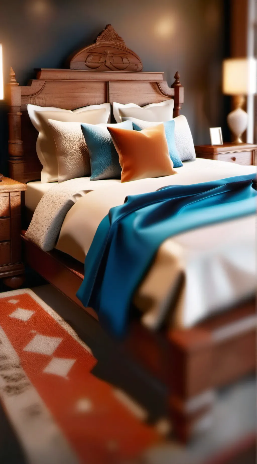 ai character: sleep over background