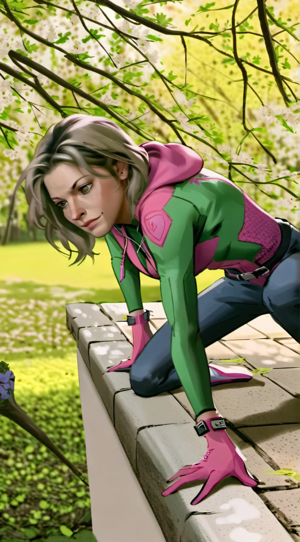 ai character: Gwen Stacy background