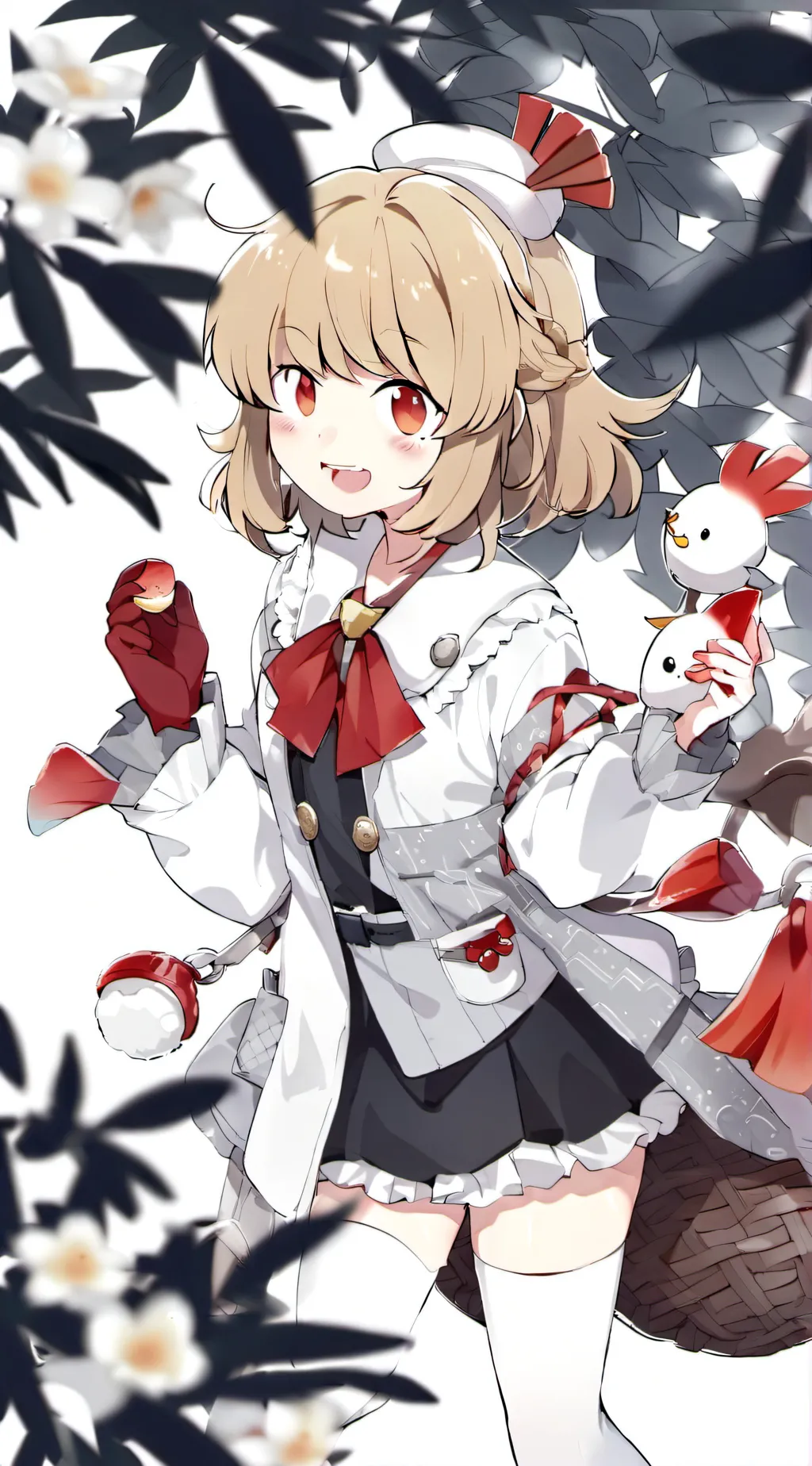 ai character: human chiffon background