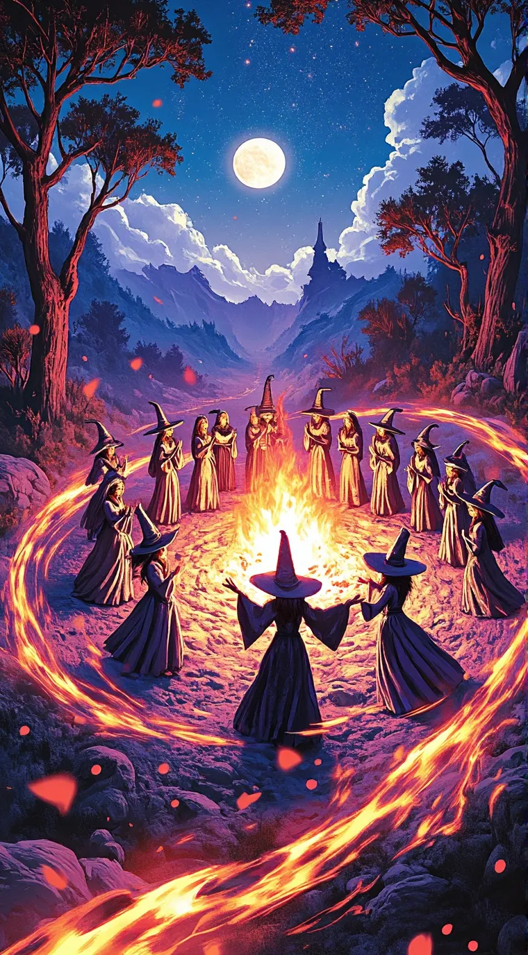 ai character: ~ witches ~ background