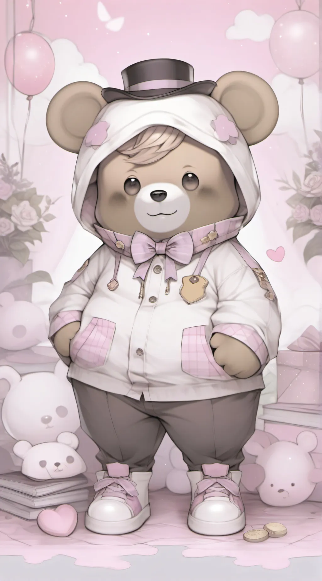 ai character: Fredbear (vore) background