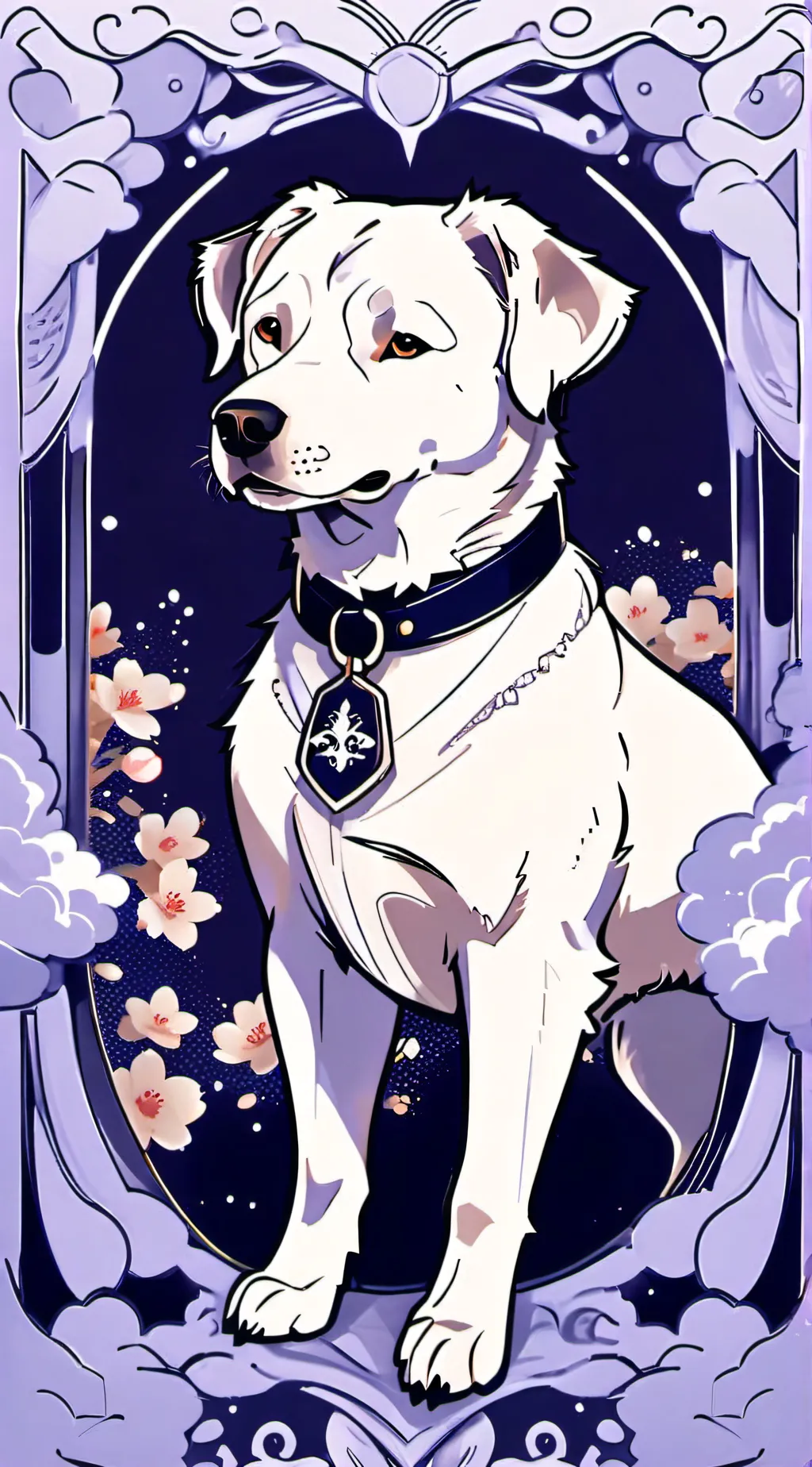 ai character: malia (my dog) background