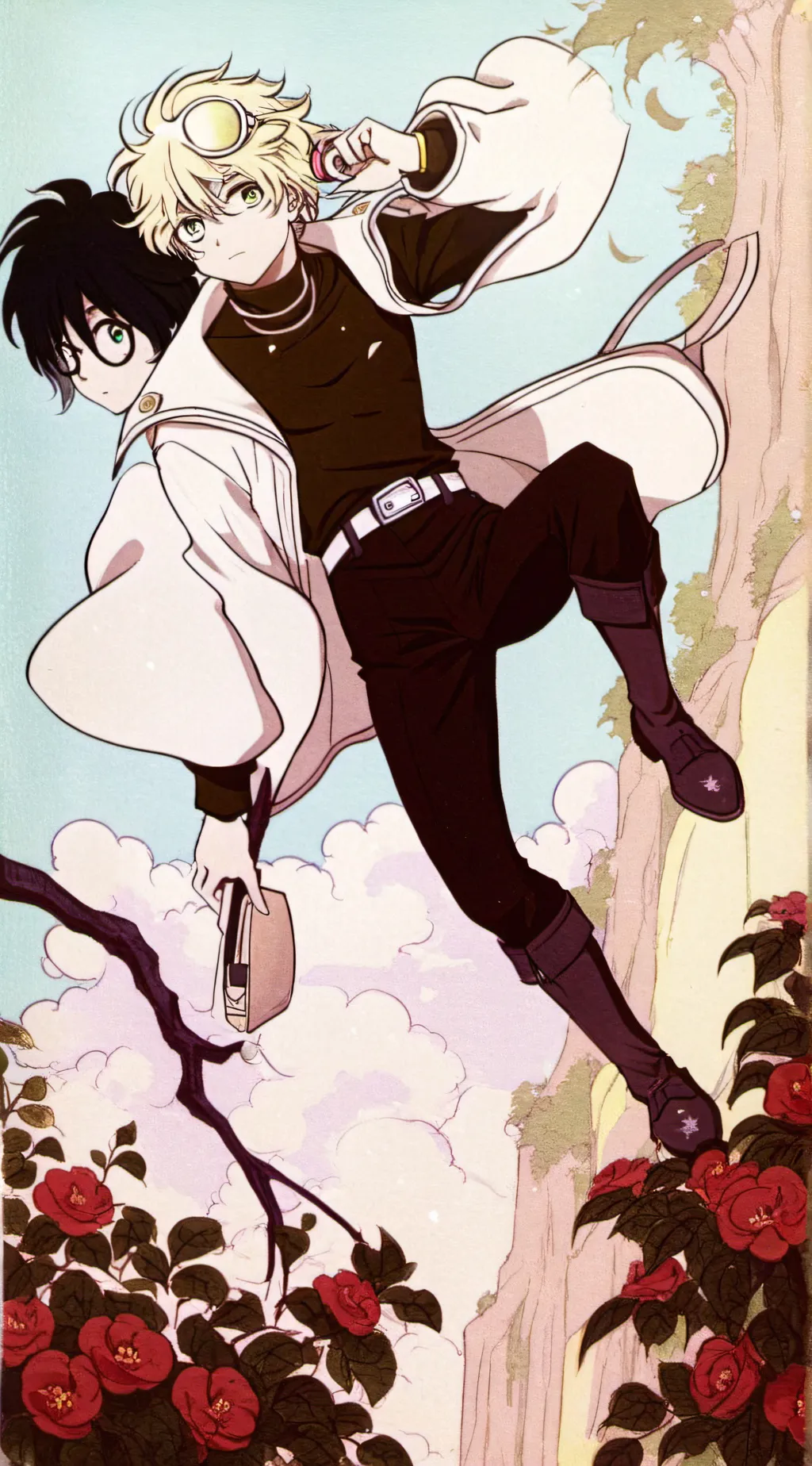 ai character: mha sleepover background