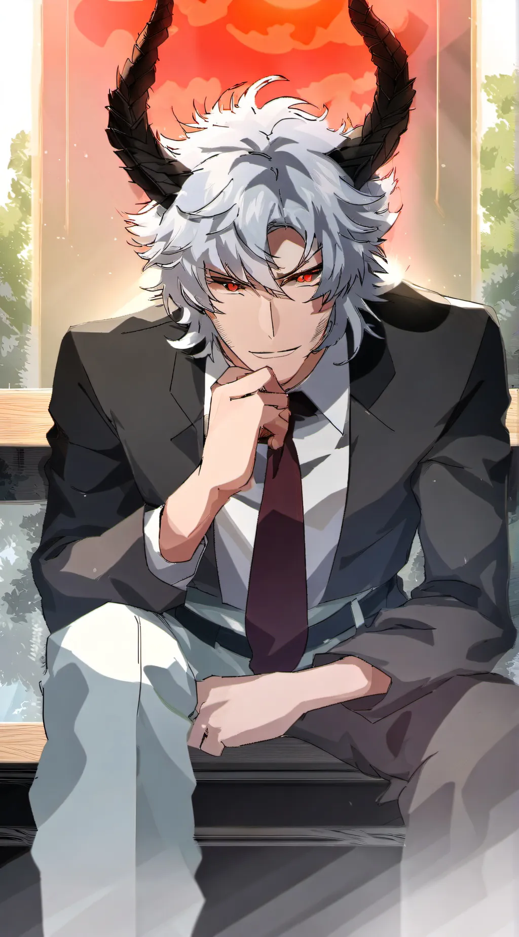 ai character: Lúcifer  background