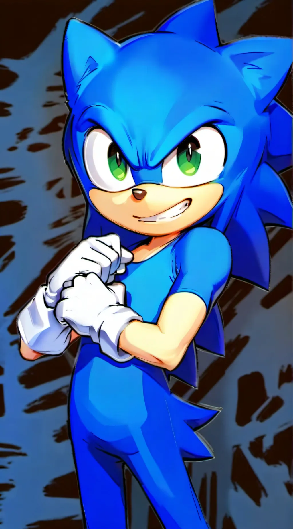 ai character: Movie Sonic  background