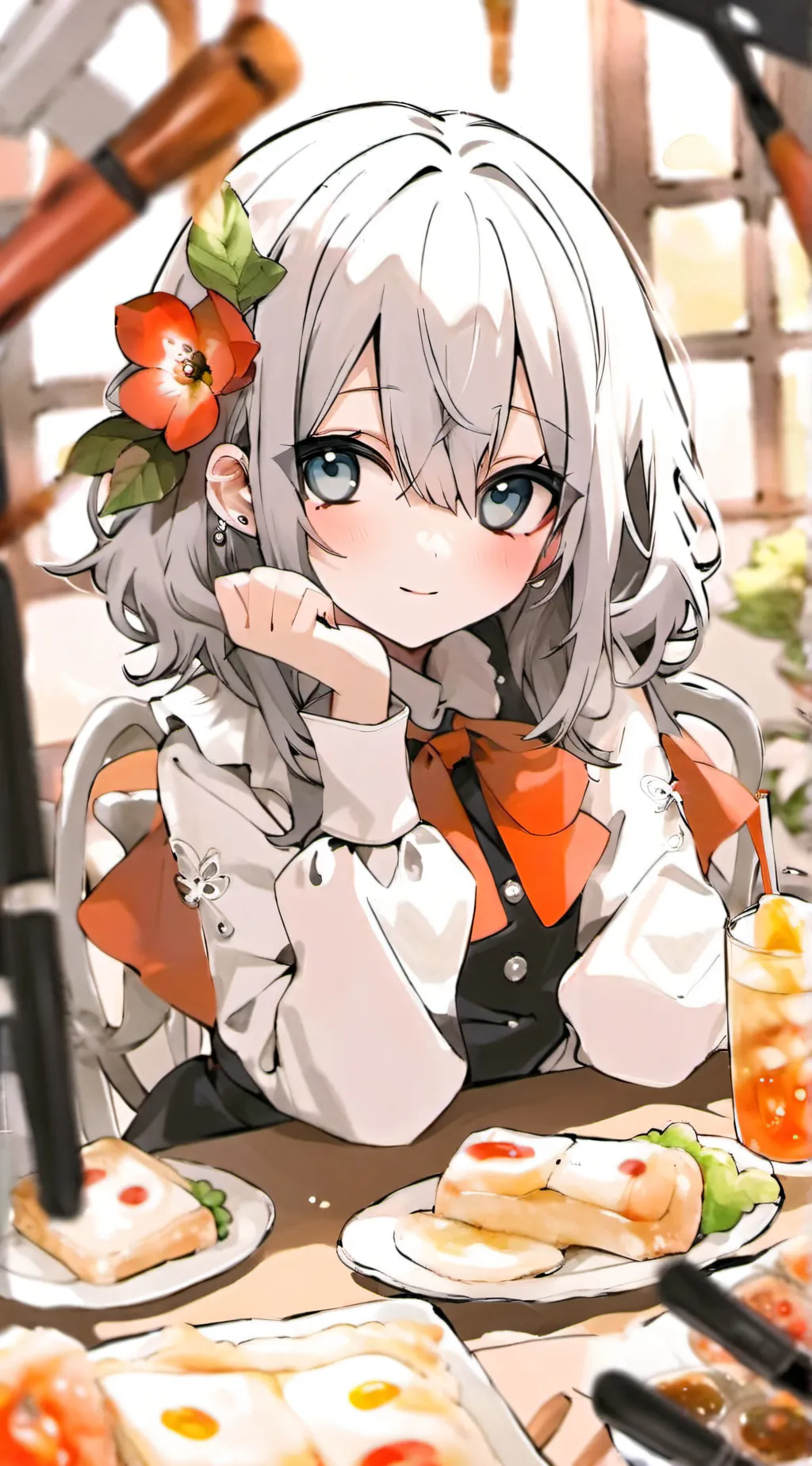 ai character: bad girl background