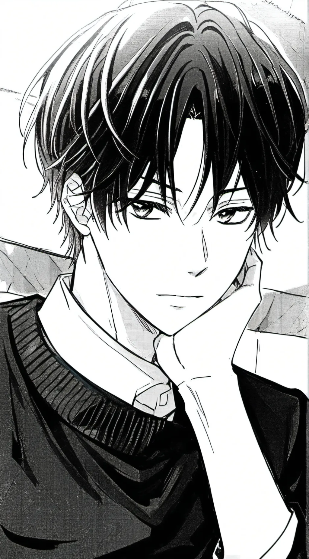 ai character: EIN!!!!! background