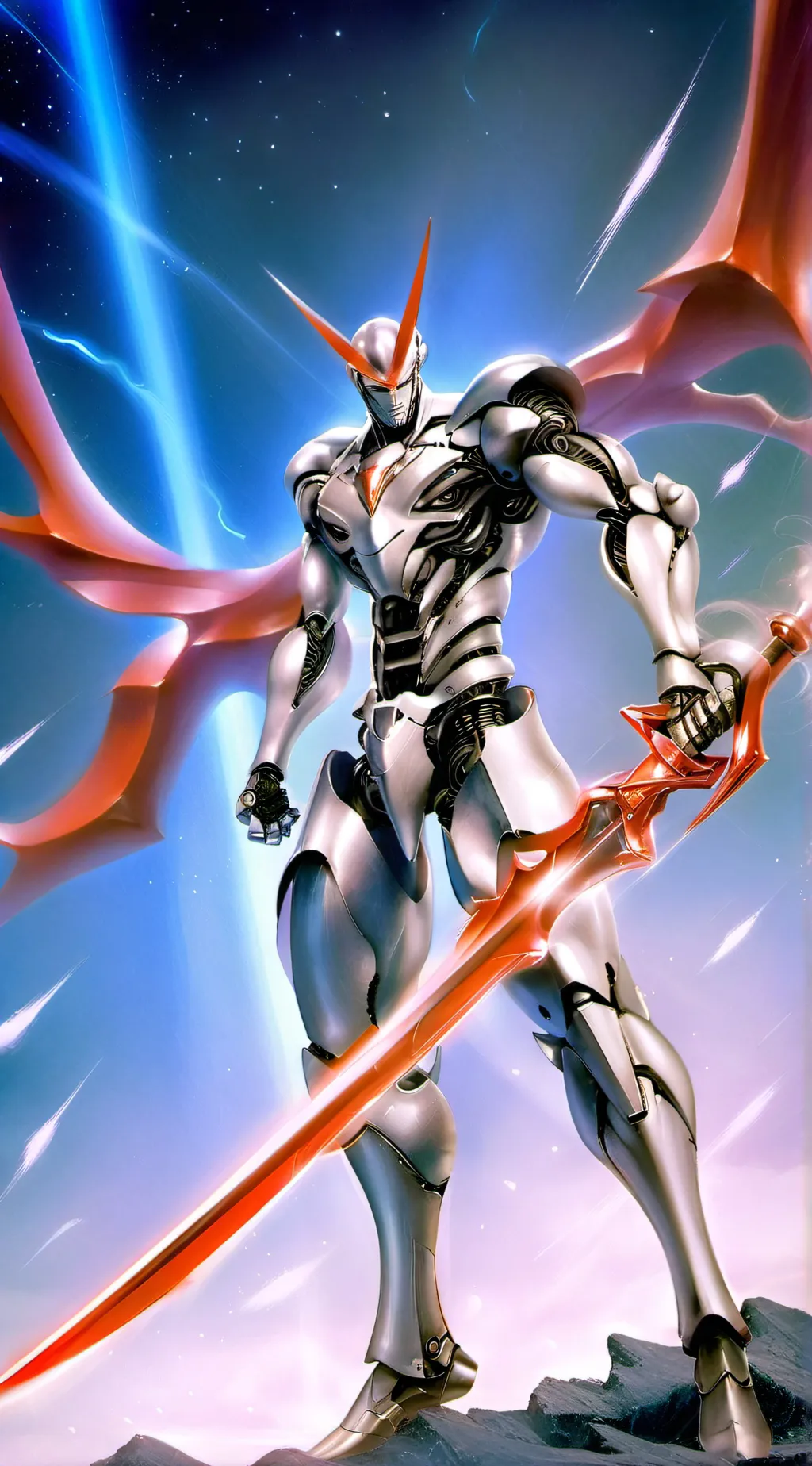 ai character: cyborg invasion background