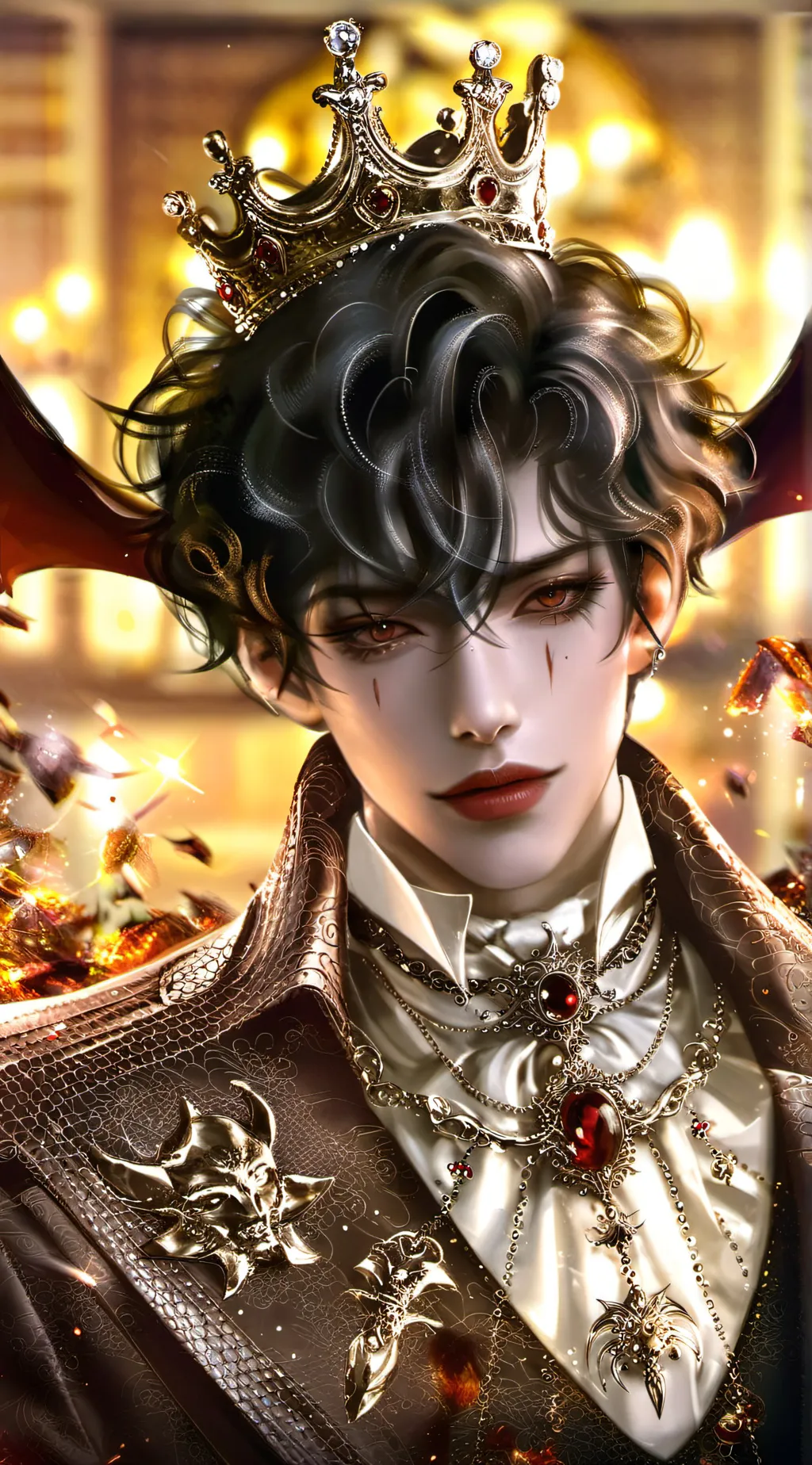 ai character: Vampire king background