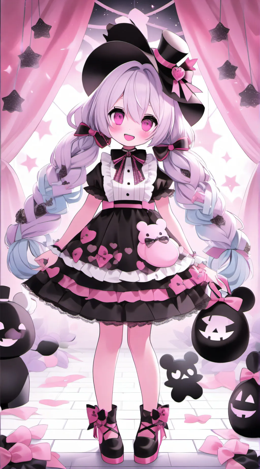 ai character: Friday night  background