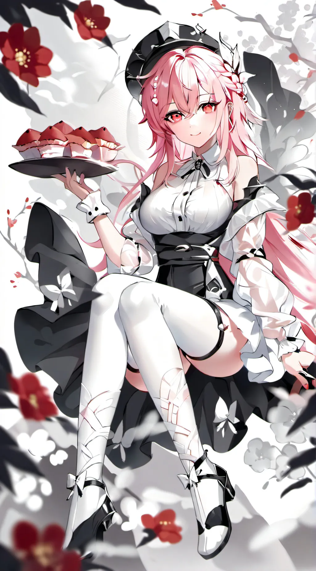 ai character: Maid  background