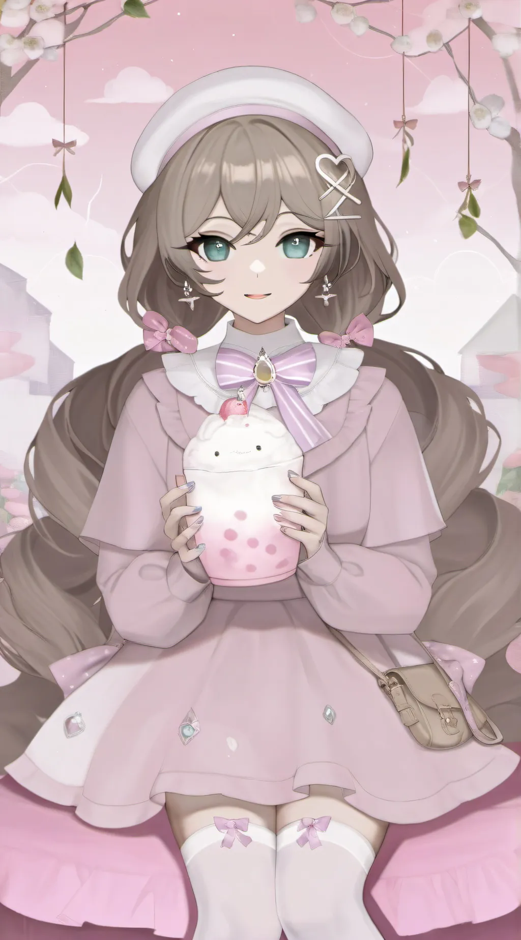 ai character: lizz 😊 background